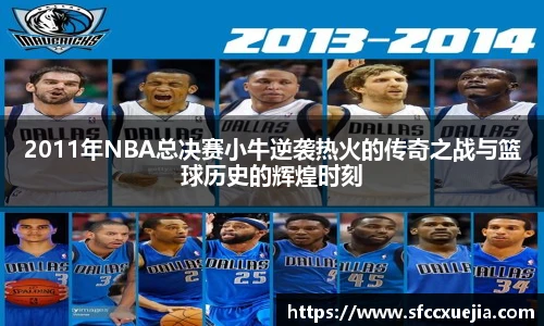 2011年NBA总决赛小牛逆袭热火的传奇之战与篮球历史的辉煌时刻